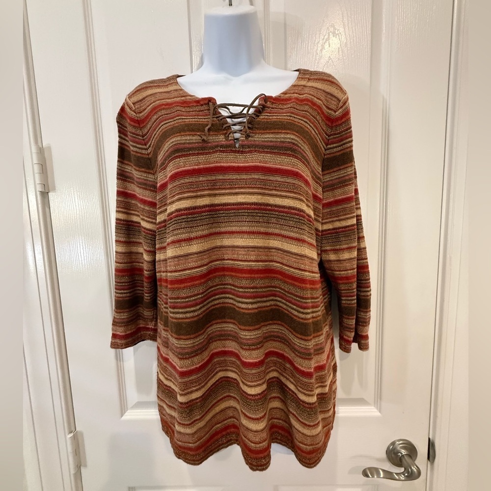 Ralph Lauren Multicolor Striped Knit Top